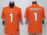 Women Nike Miami Dolphins 1 Tagovailoa Orange Alternate Vapor Limited Jersey,baseball caps,new era cap wholesale,wholesale hats